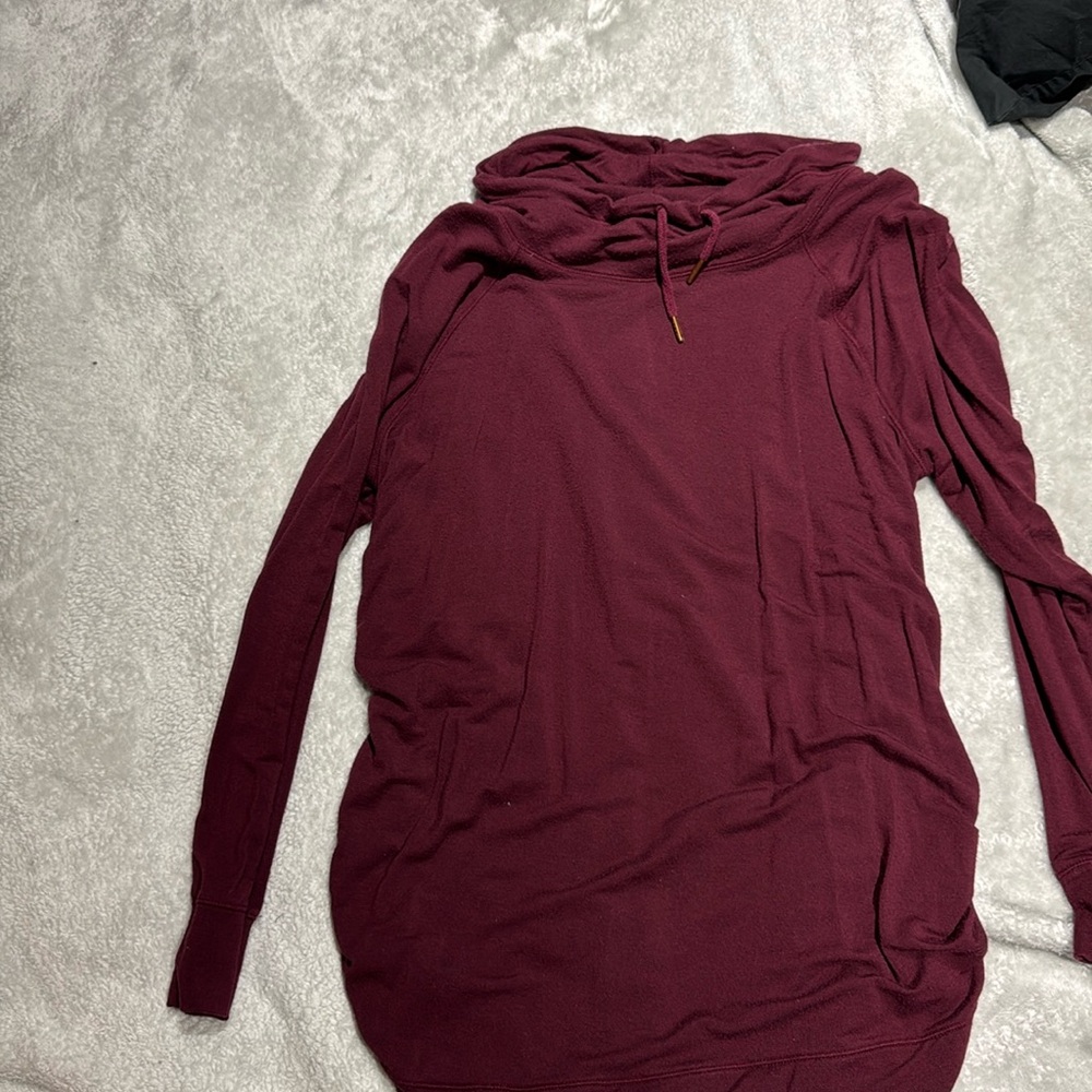 Long sleeve sweater blouse maternity